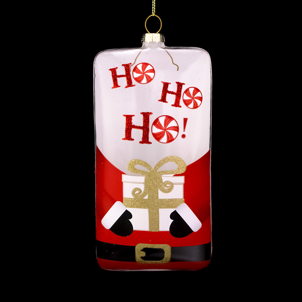 Long Shape Ho Ho Ho Ornament Elegance Gifts & Novelties Inc