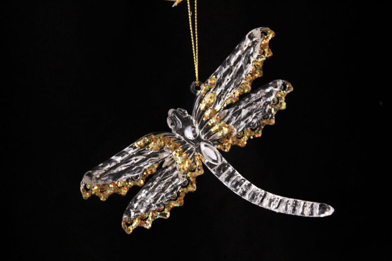 Dragonfly And Butterfly Ornament