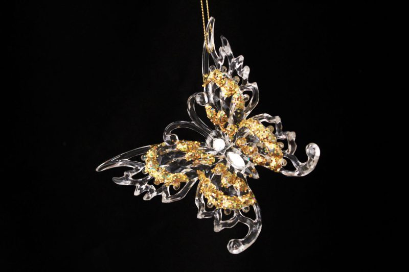 Dragonfly And Butterfly Ornament