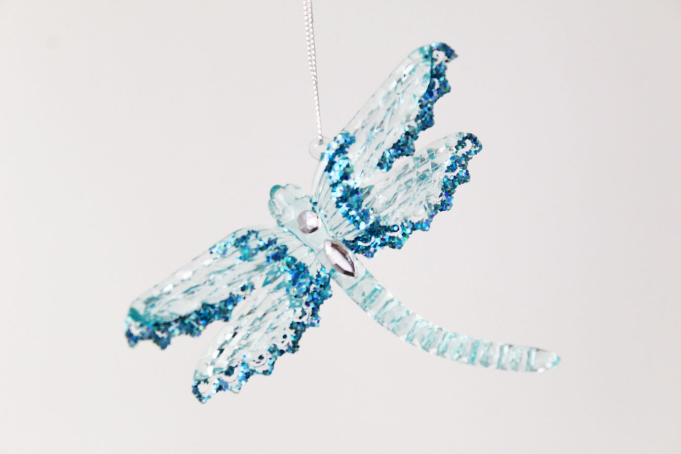 352032 Dragonfly And Butterfly Ornament