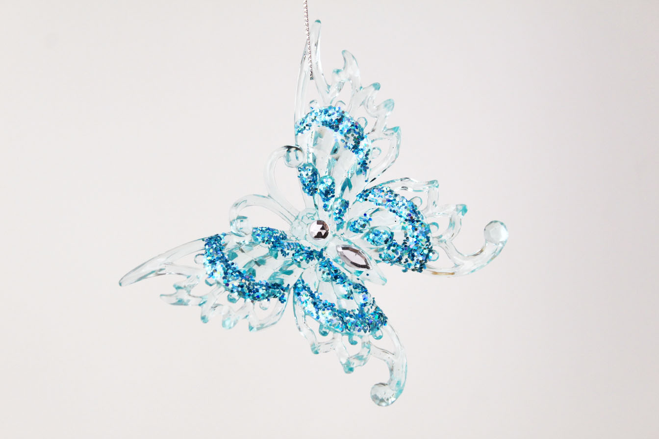 Dragonfly And Butterfly Ornament