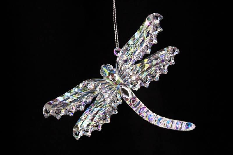 Dragonfly And Butterfly Ornament