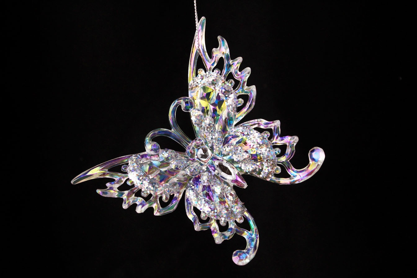 Dragonfly And Butterfly Ornament