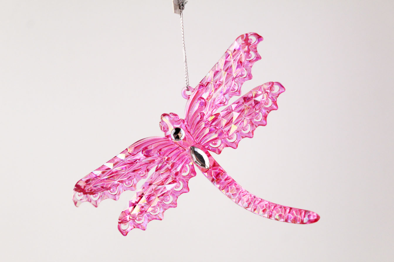 Dragonfly And Butterfly Ornament