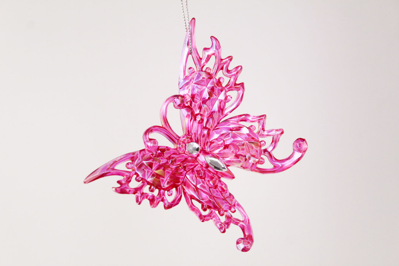 Dragonfly And Butterfly Ornament