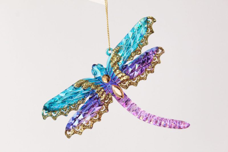 Dragonfly And Butterfly Ornament