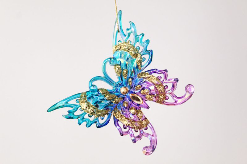 Dragonfly And Butterfly Ornament