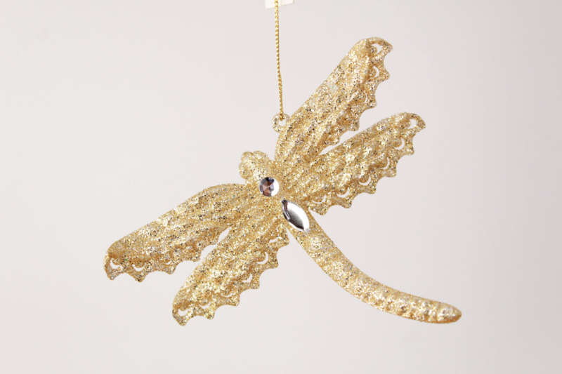 Dragonfly And Butterfly Ornament