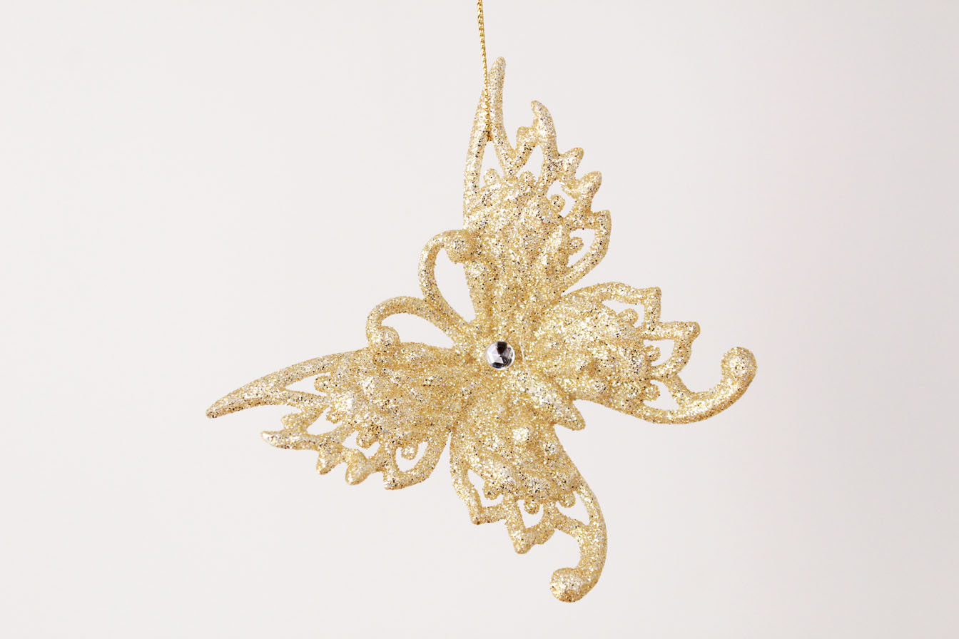 Dragonfly And Butterfly Ornament