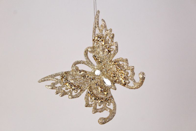 Dragonfly And Butterfly Ornament