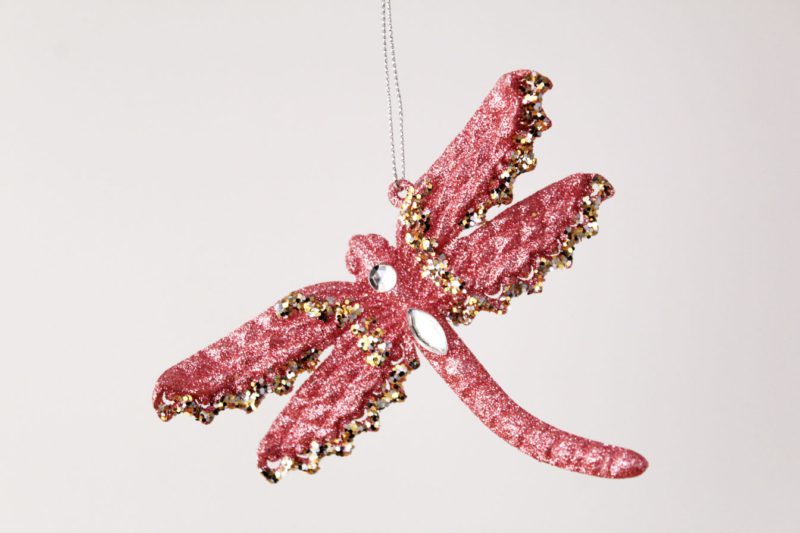Dragonfly And Butterfly Ornament