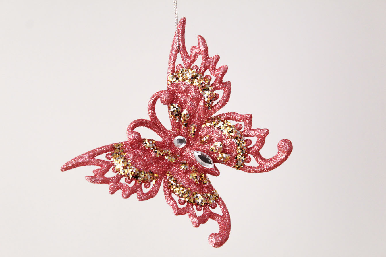 Dragonfly And Butterfly Ornament