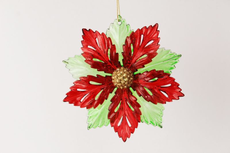 Poinsettia  Ornament