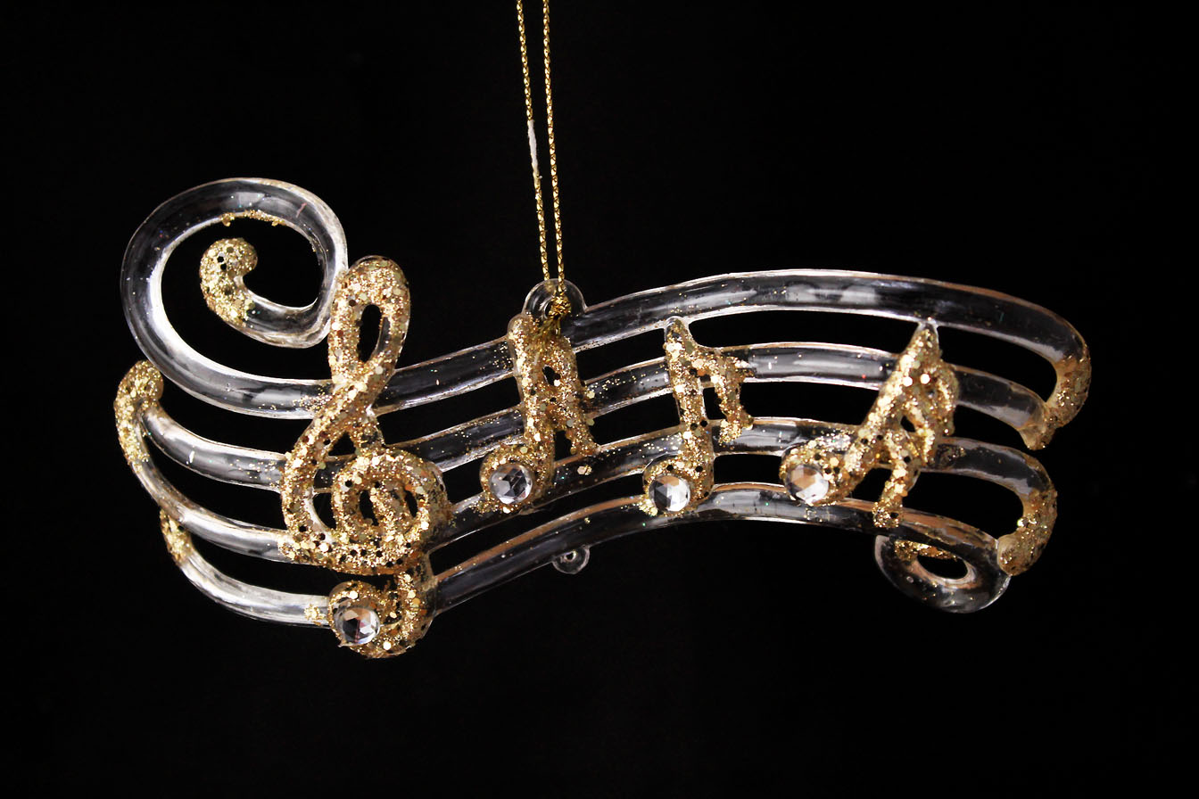 Sheet Music Ornament