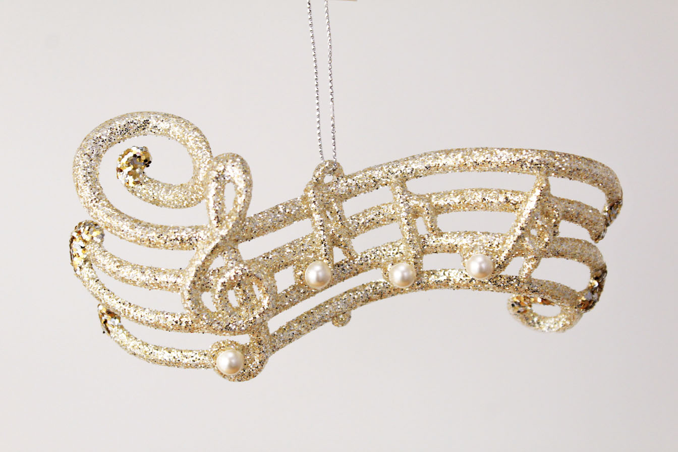 Sheet Music Ornament