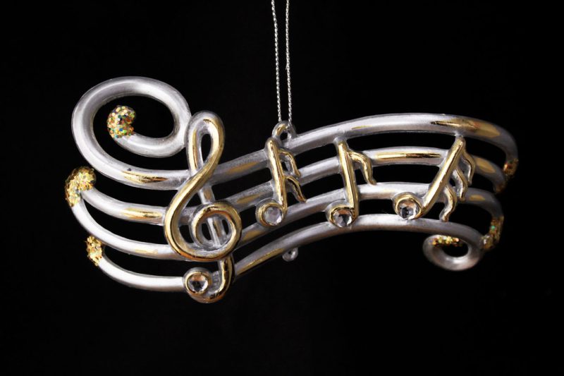 Sheet Music Ornament