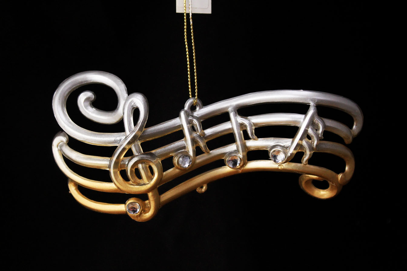 Sheet Music Ornament