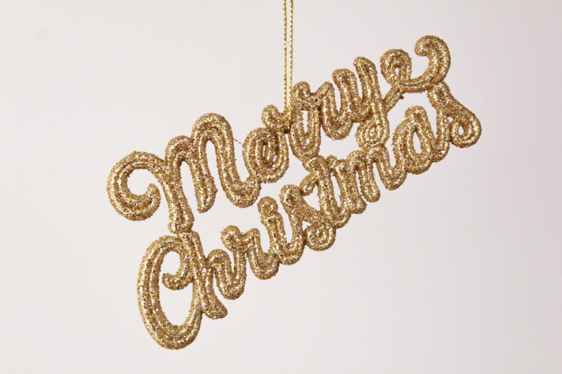 Merry Christmas Ornament
