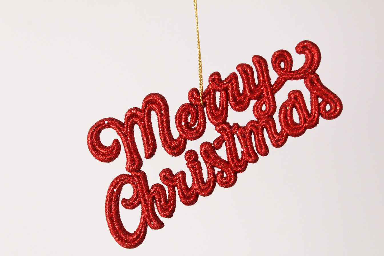 Merry Christmas Ornament