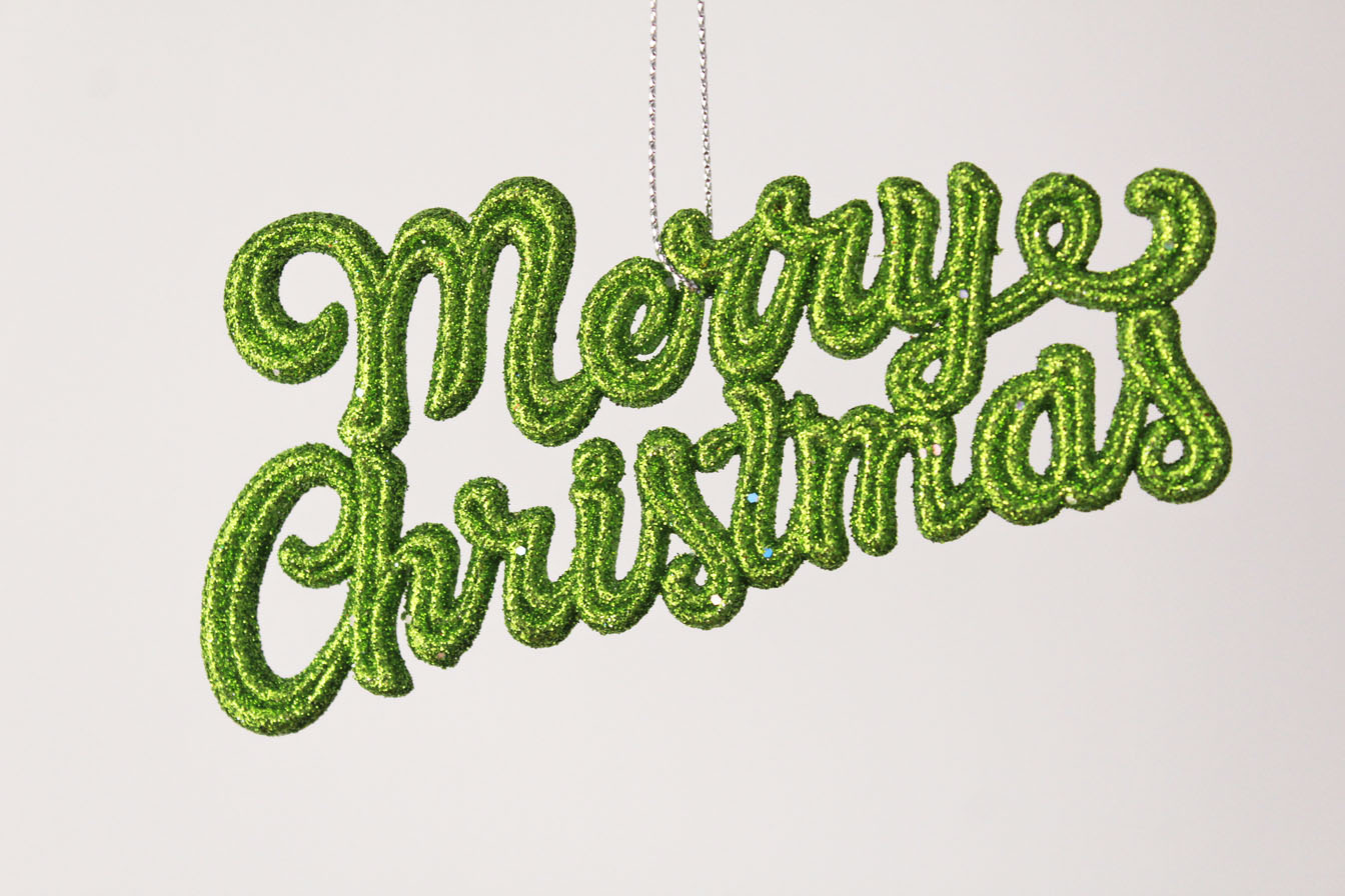 Merry Christmas Ornament