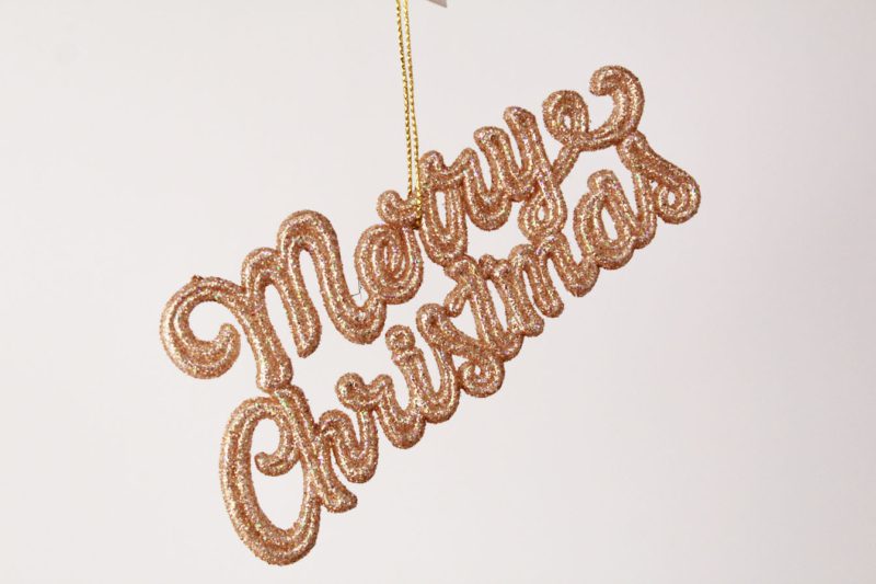 Merry Christmas Ornament