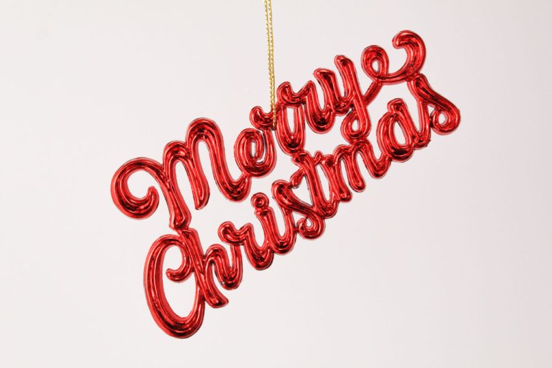 Merry Christmas Ornament