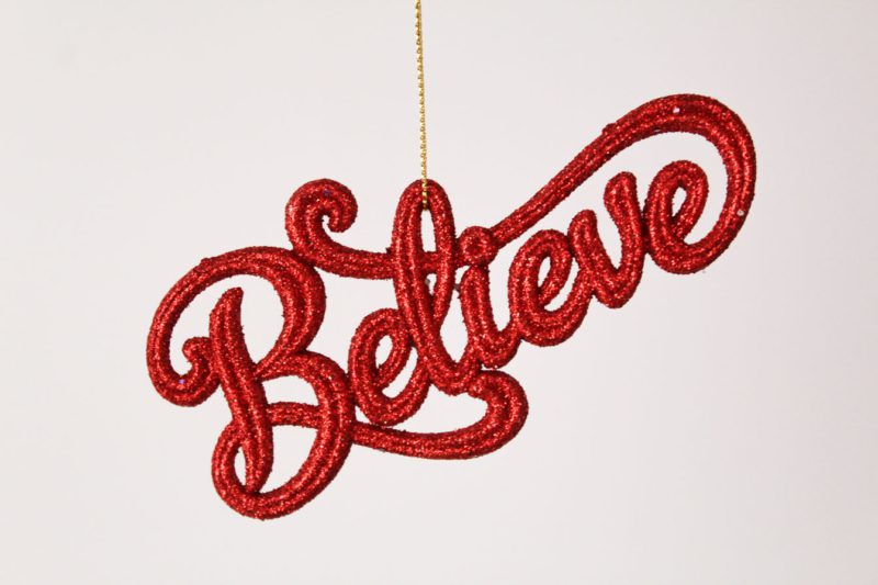 Believe Ornament