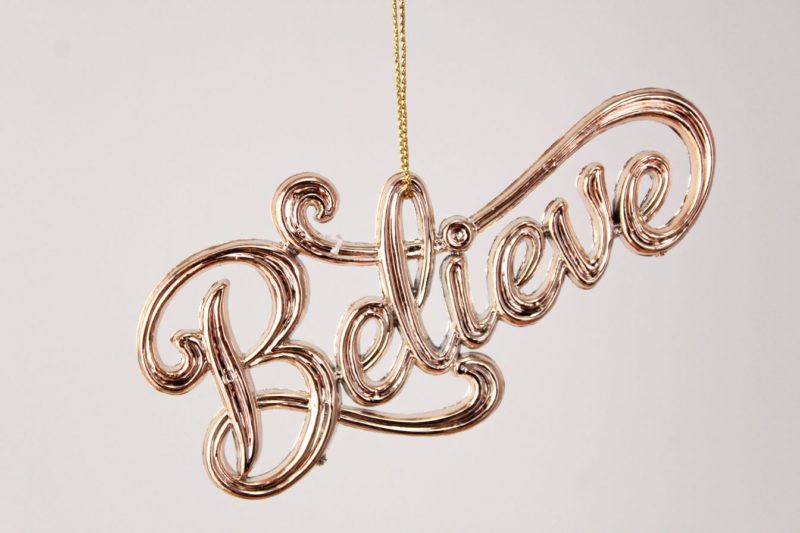 Believe Ornament