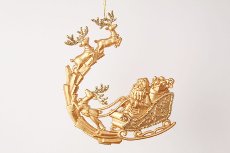 Merry Christmas Santa Head Ornament