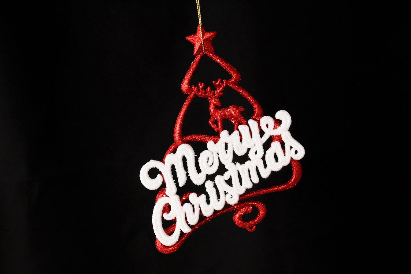 Believe With Deer And Christmas Tree Ornament