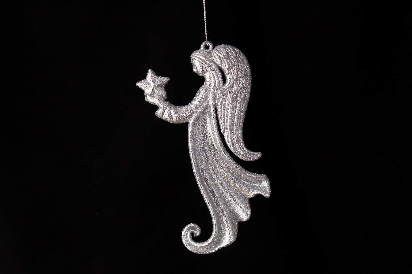 Angel Holding Star Ornament