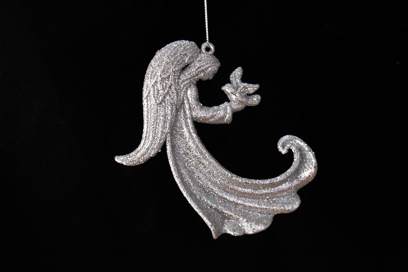 Angel Holding dove Ornament