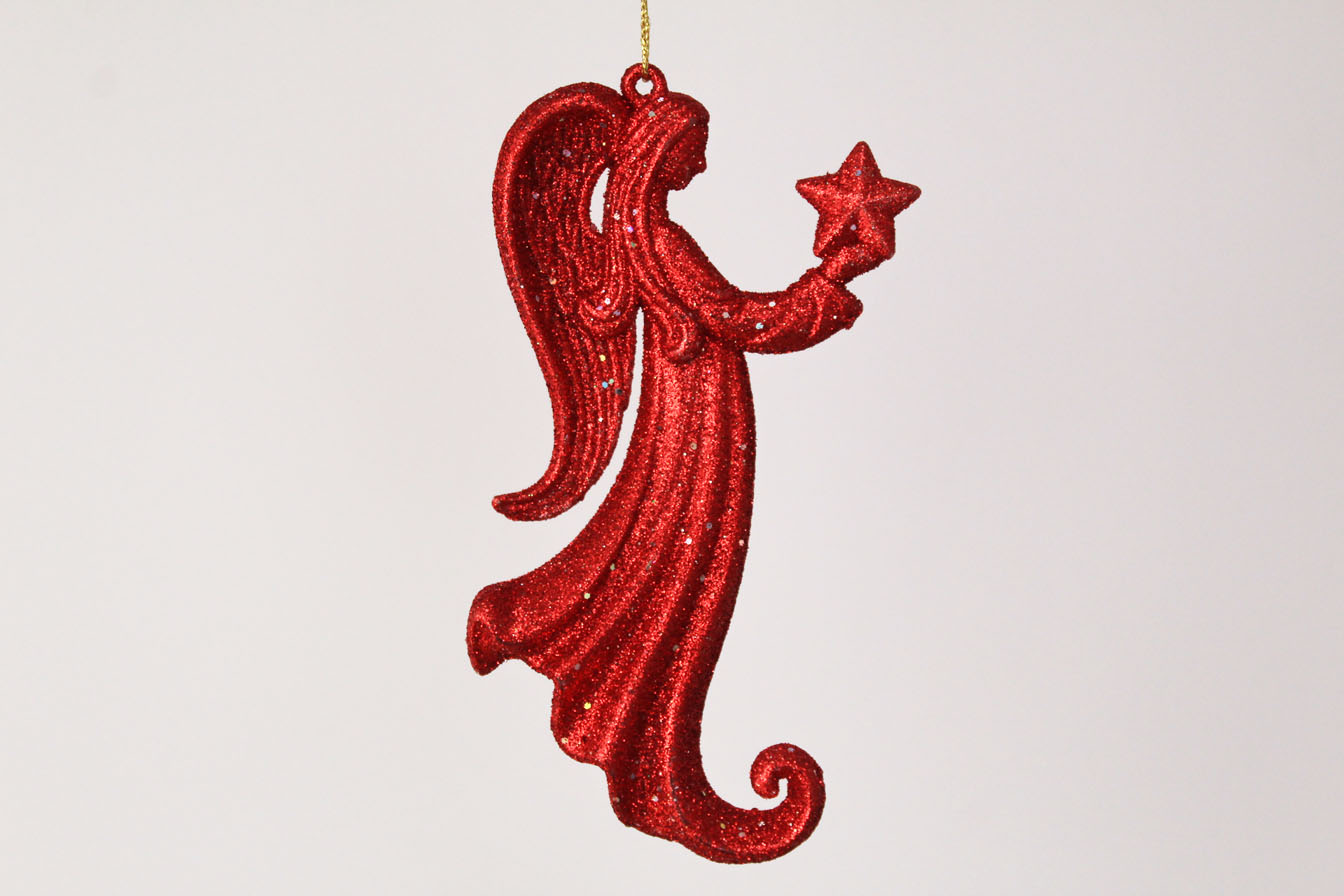 Angel Holding Star Ornament