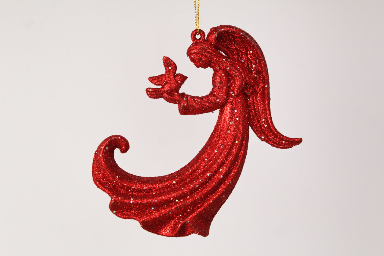 Angel Holding dove Ornament