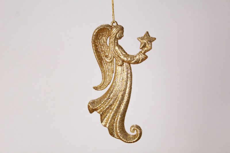Angel Holding Star Ornament