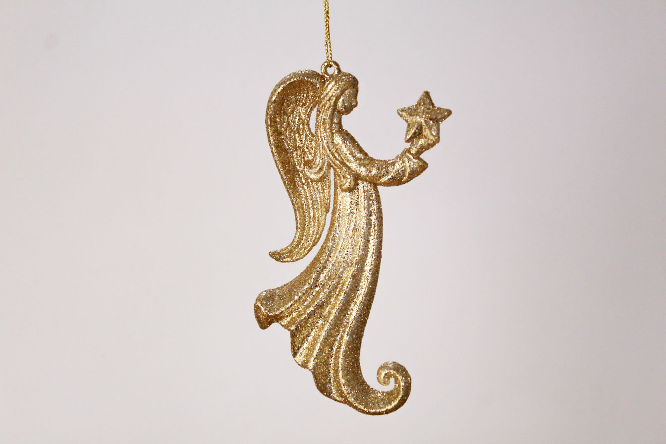 Angel Holding Star Ornament