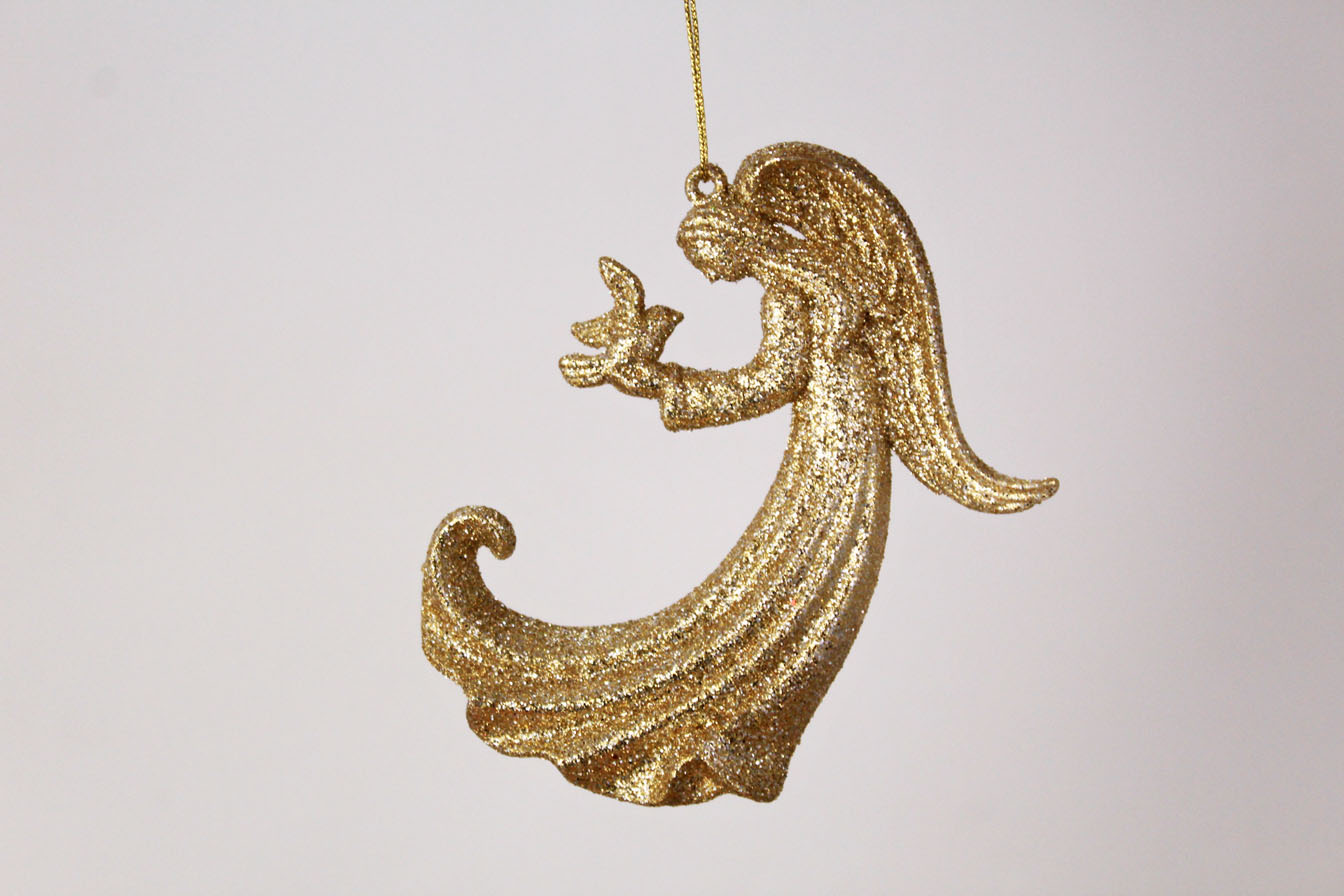 Angel Holding dove Ornament