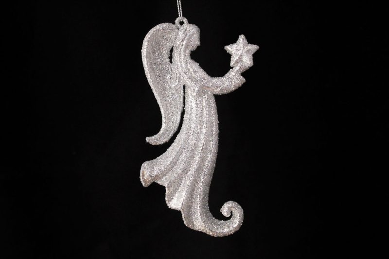 Angel Holding Star Ornament