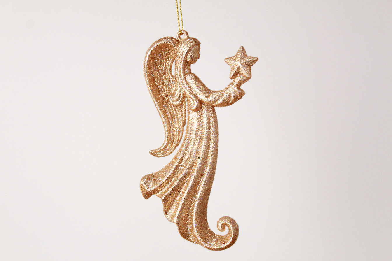 Angel Holding Star Ornament