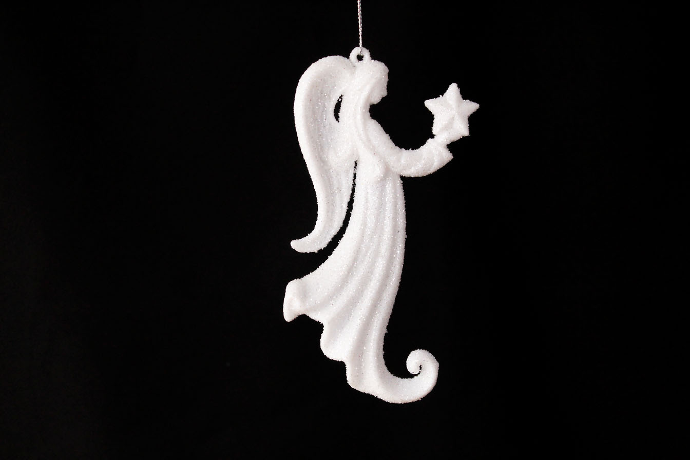 Angel Holding Star Ornament