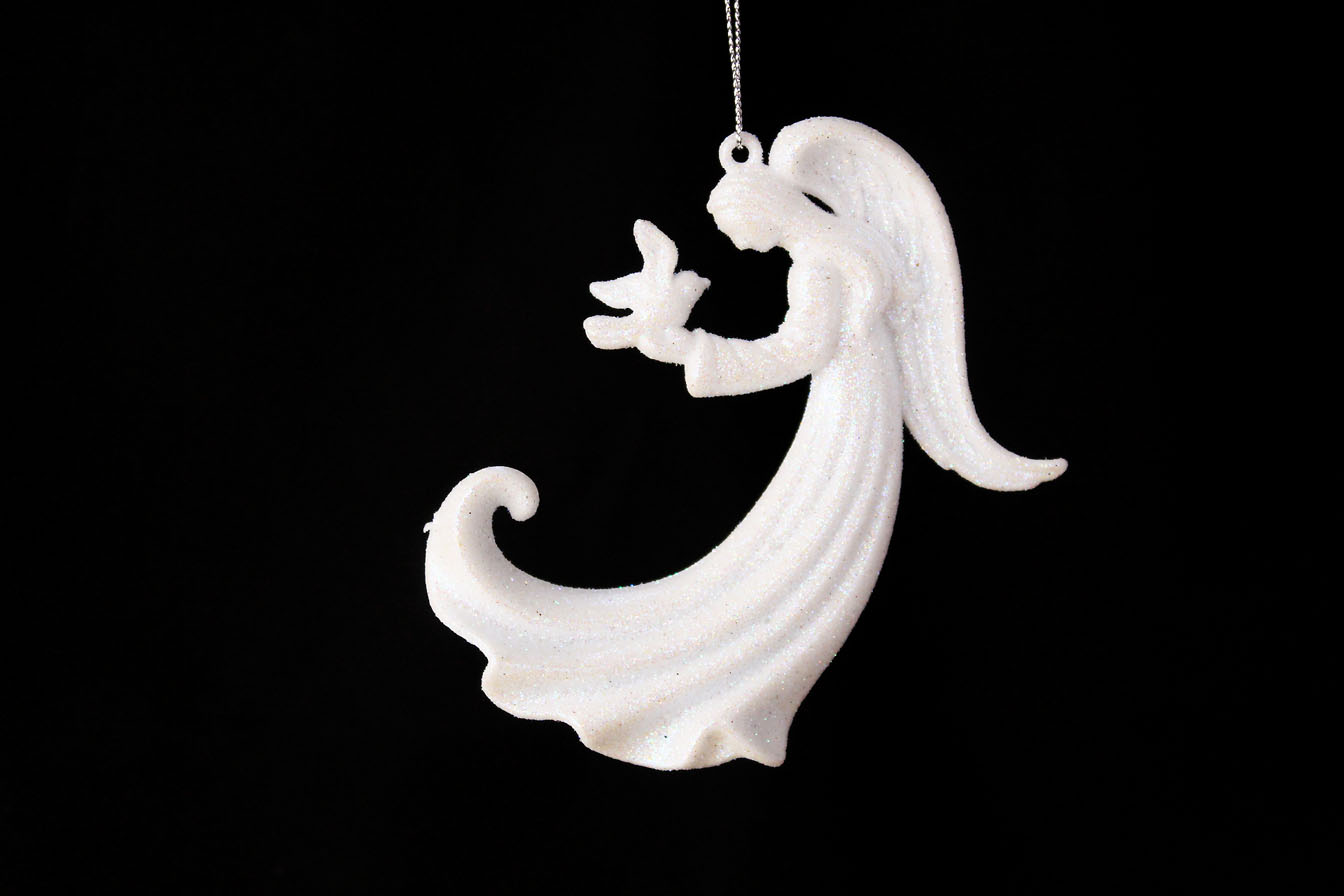 Angel Holding dove Ornament