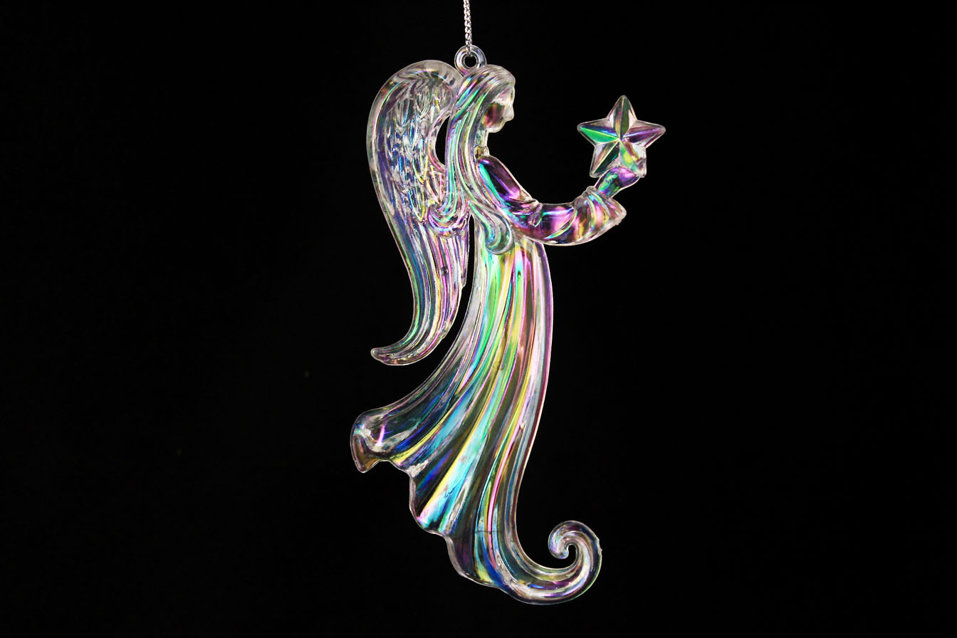 Angel Holding Star Ornament