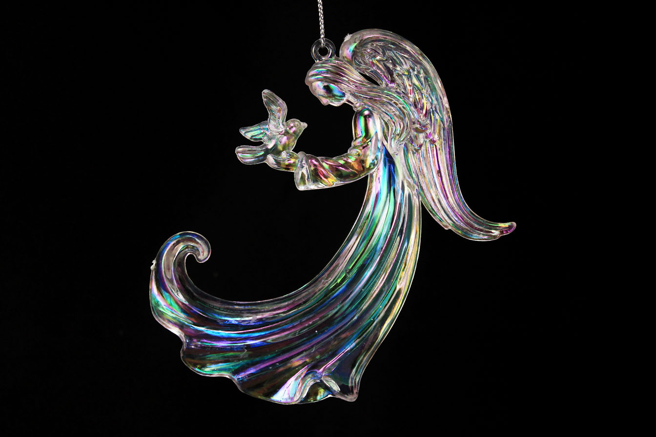 Angel Holding dove Ornament