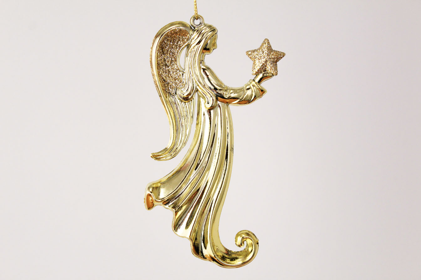 Angel Holding Star Ornament