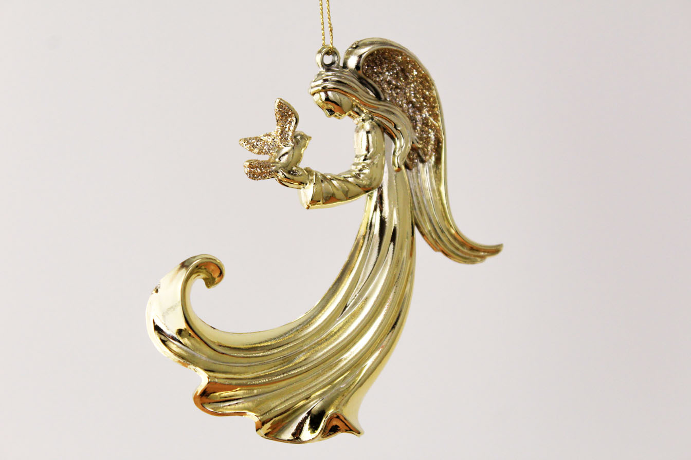 Angel Holding dove Ornament