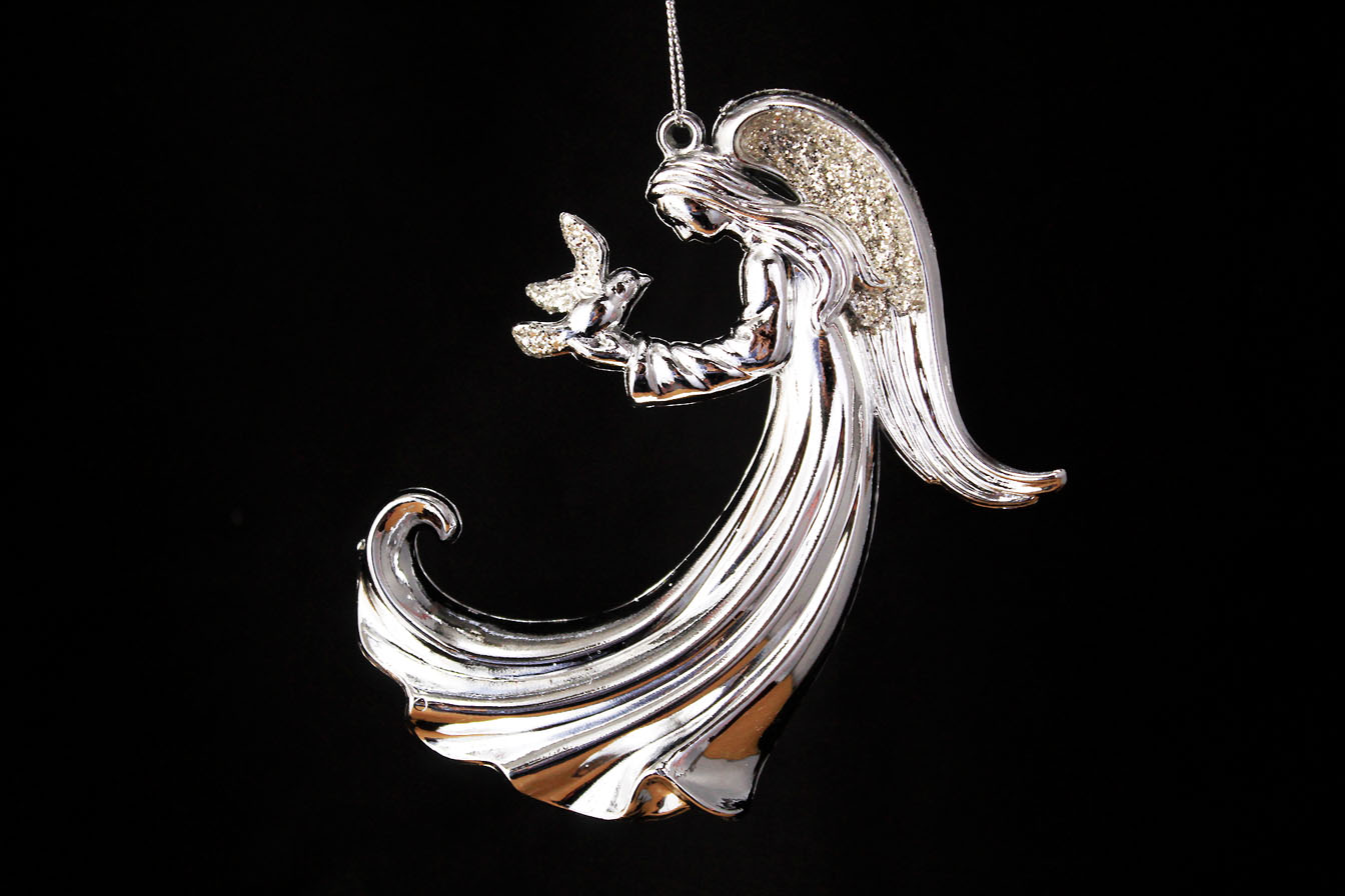 Angel Holding dove Ornament