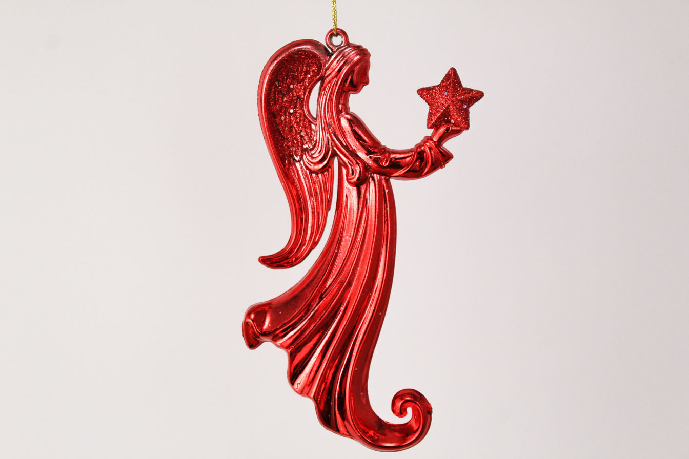 Angel Holding Star Ornament