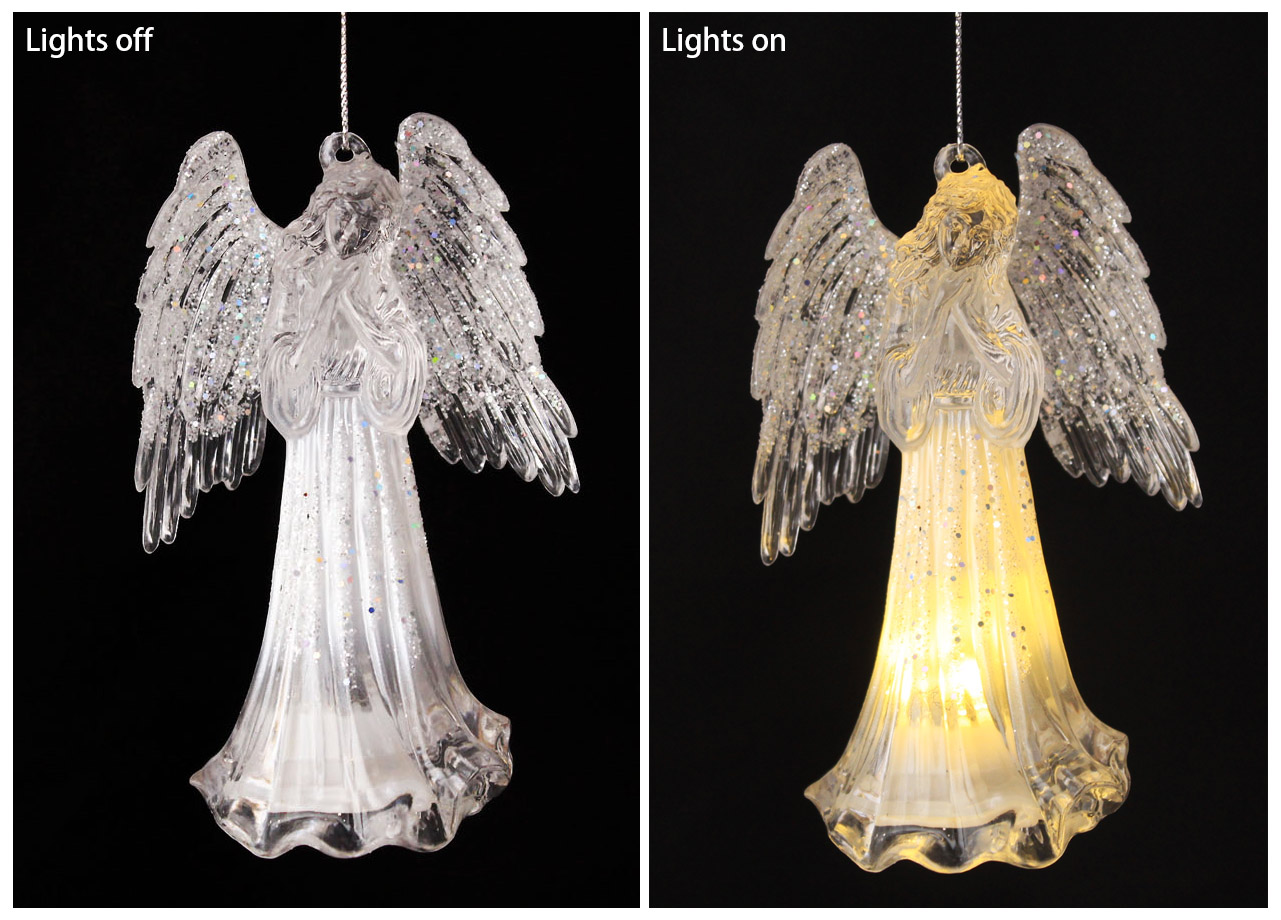 Angel LED Light Up Ornament