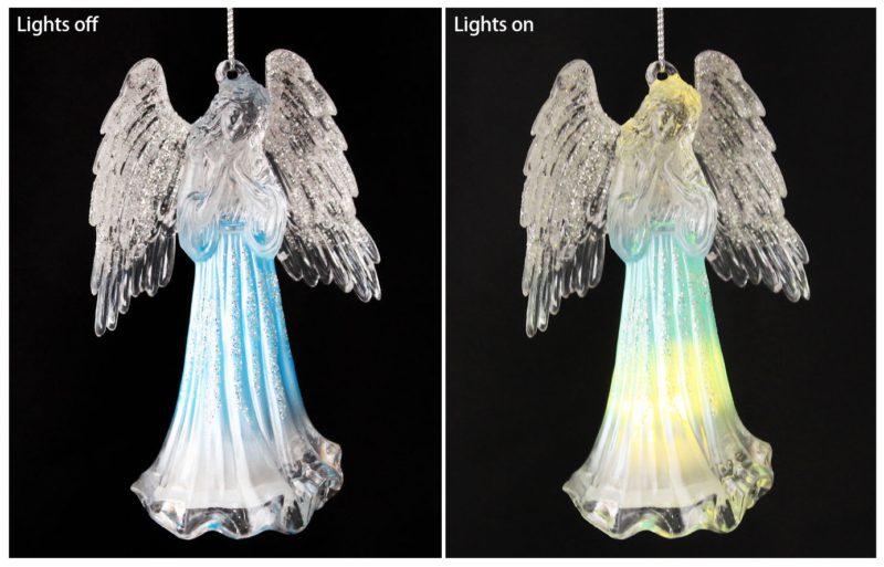 Angel LED Light Up Ornament