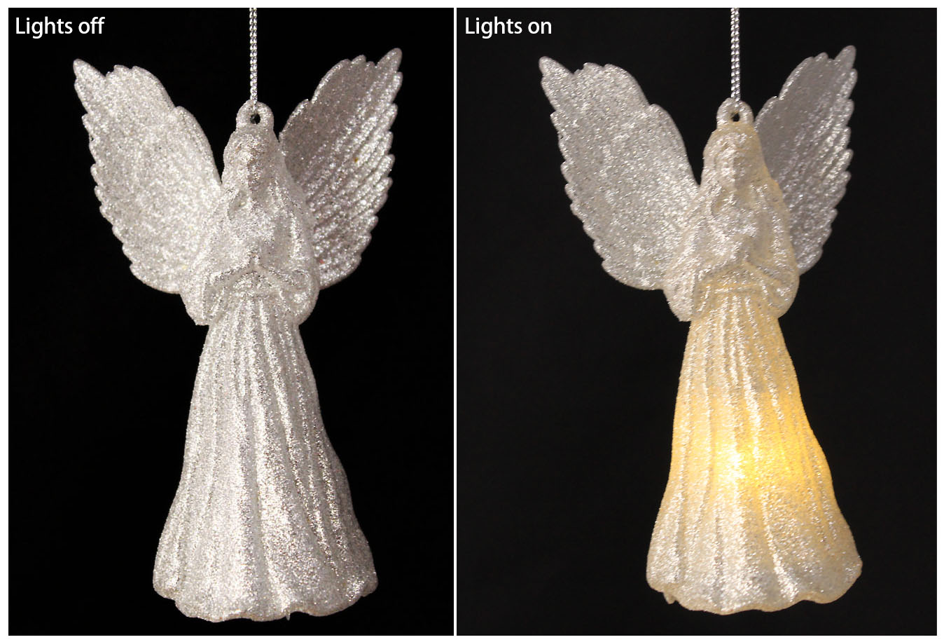 Angel LED Light Up Ornament